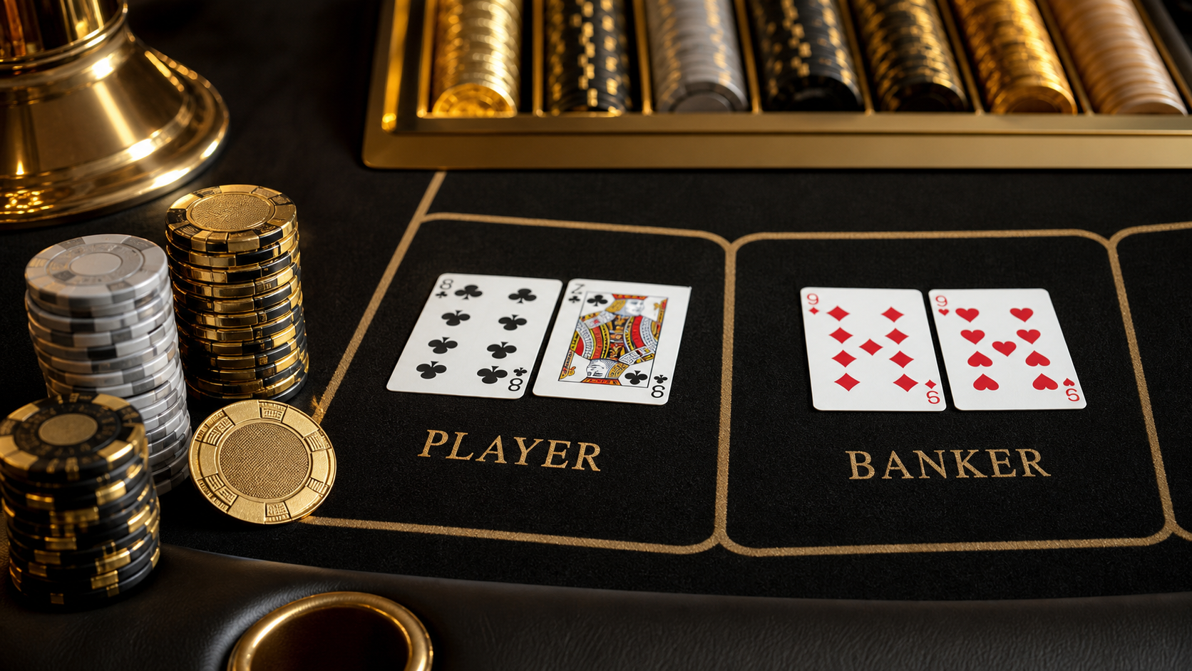 バカラの賭け先：PlayerとBankerを画像で確認